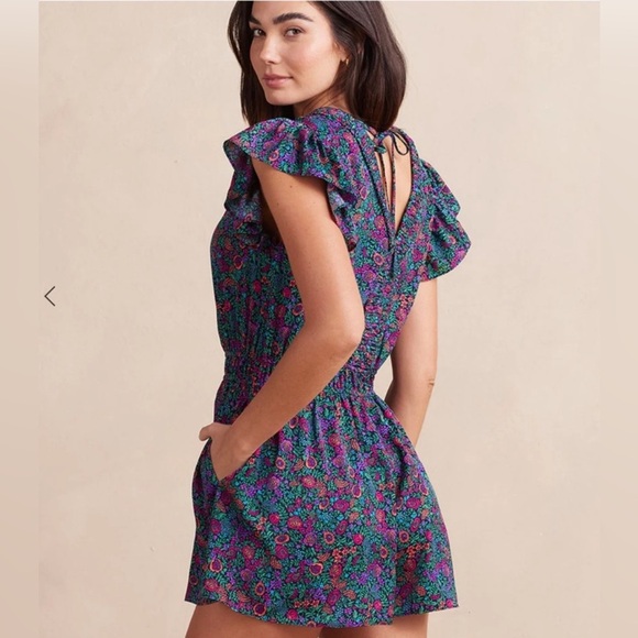 Summersalt The Silky Luxe Ruffled
Romper Cover-Up size large - Picture 2 of 5